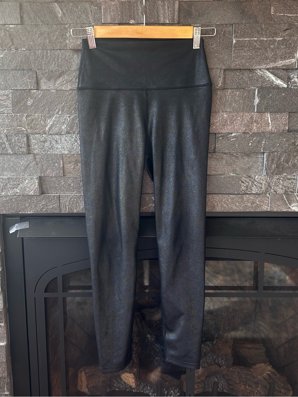 Carbon38 Luminous High Rise Black Leggings
